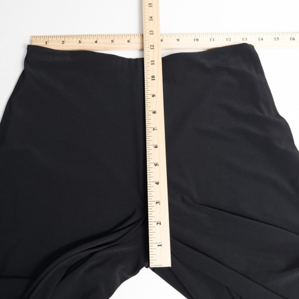 Vintage Joseph Ribkoff Layered Wide Leg Pull On‎ Stretch Knit Pants Size 6 Black - Picture 4 of 16